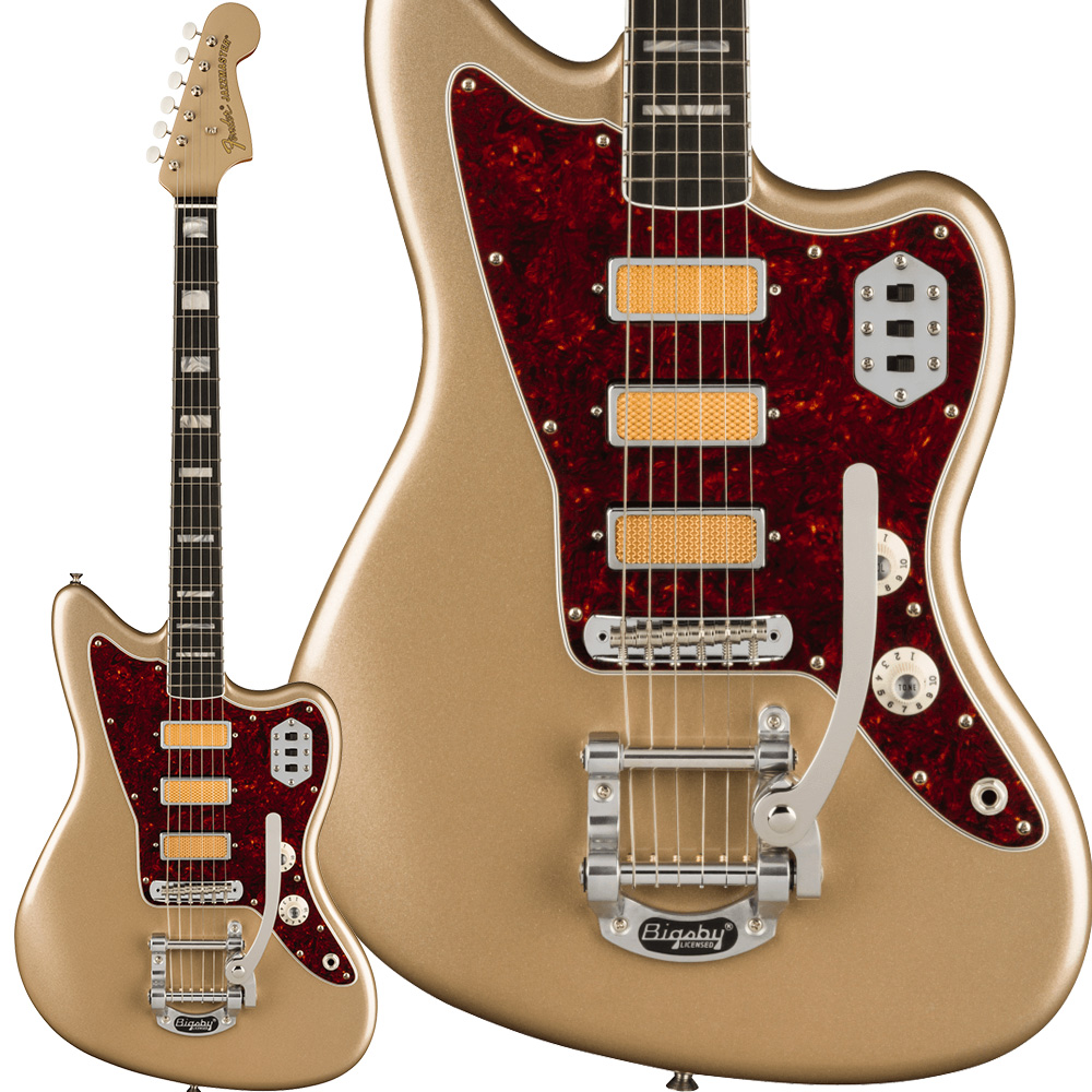 Fender Gold Foil Jazzmaster Ebony Fingerboard Shoreline Gold フェンダー