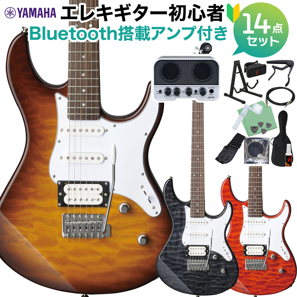 YAMAHA PACIFICA212VQM エレキギター初心者14点セット 【Bluetooth搭載 ...