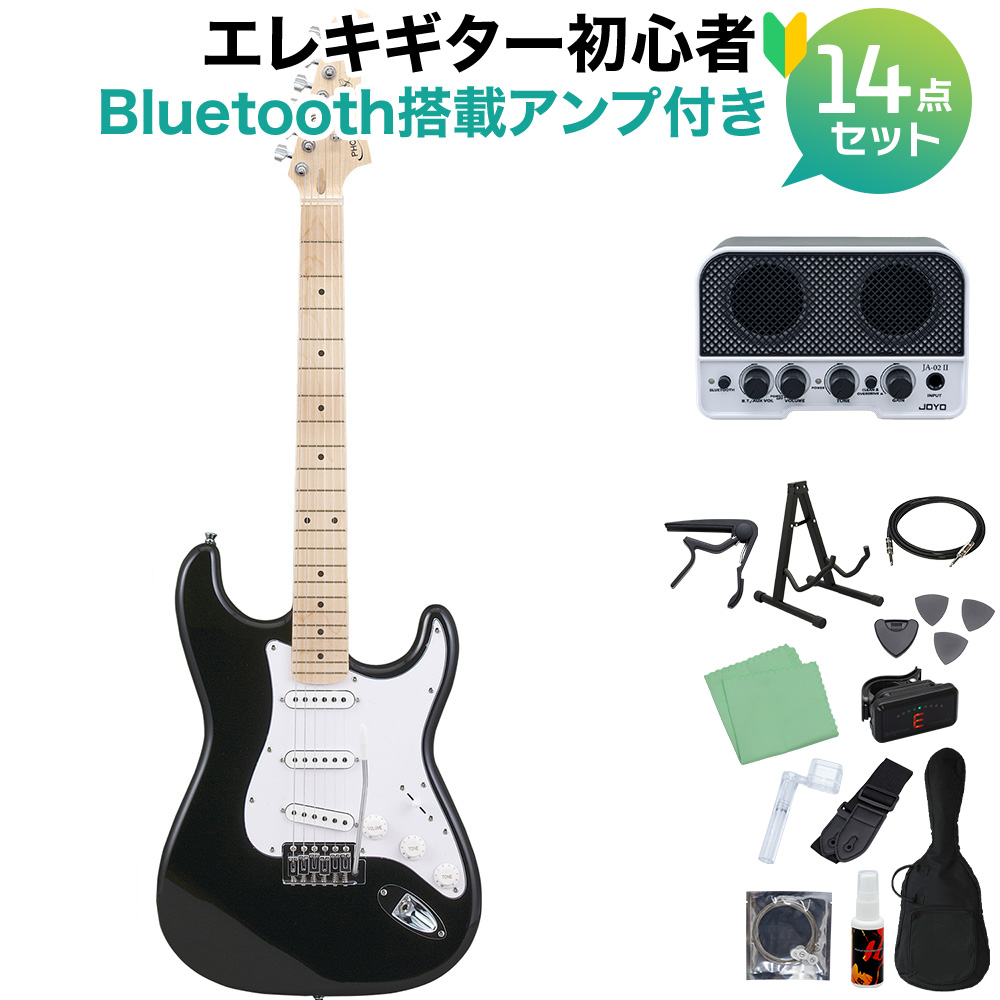 PhotoGenic エレキギター 初心者入門ライトセット STタイプ ST-180 SB