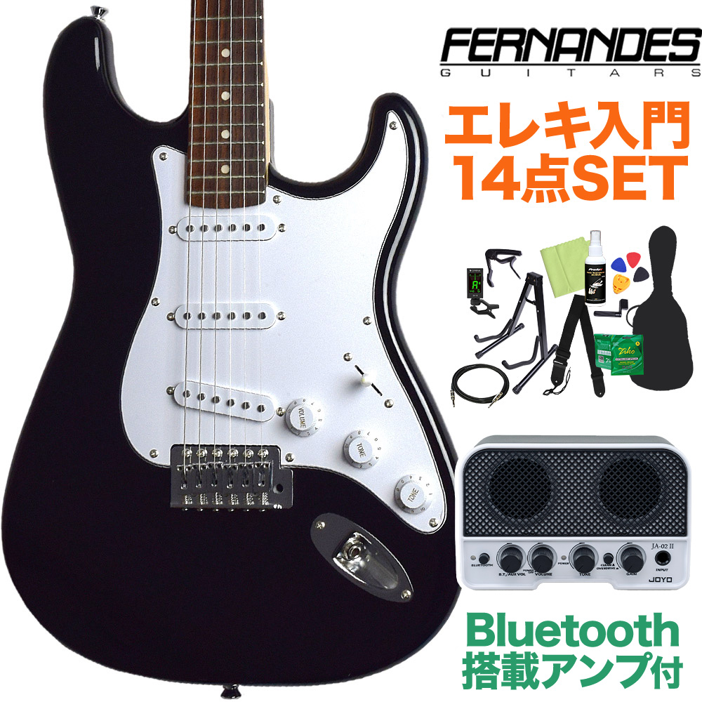 LE-1Z　FERNANDES　エレキギター-　3S　BLK/L