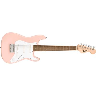 Squier by Fender Mini Stratocaster Shell Pink エレキギター初心者14 ...