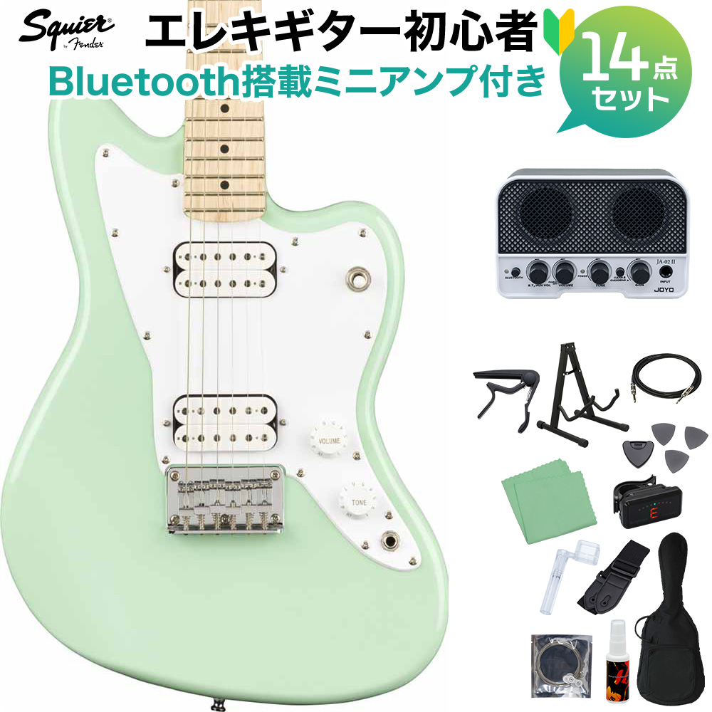 Squier by Fender Mini Jazzmaster HH Surf Green エレキギター初心者