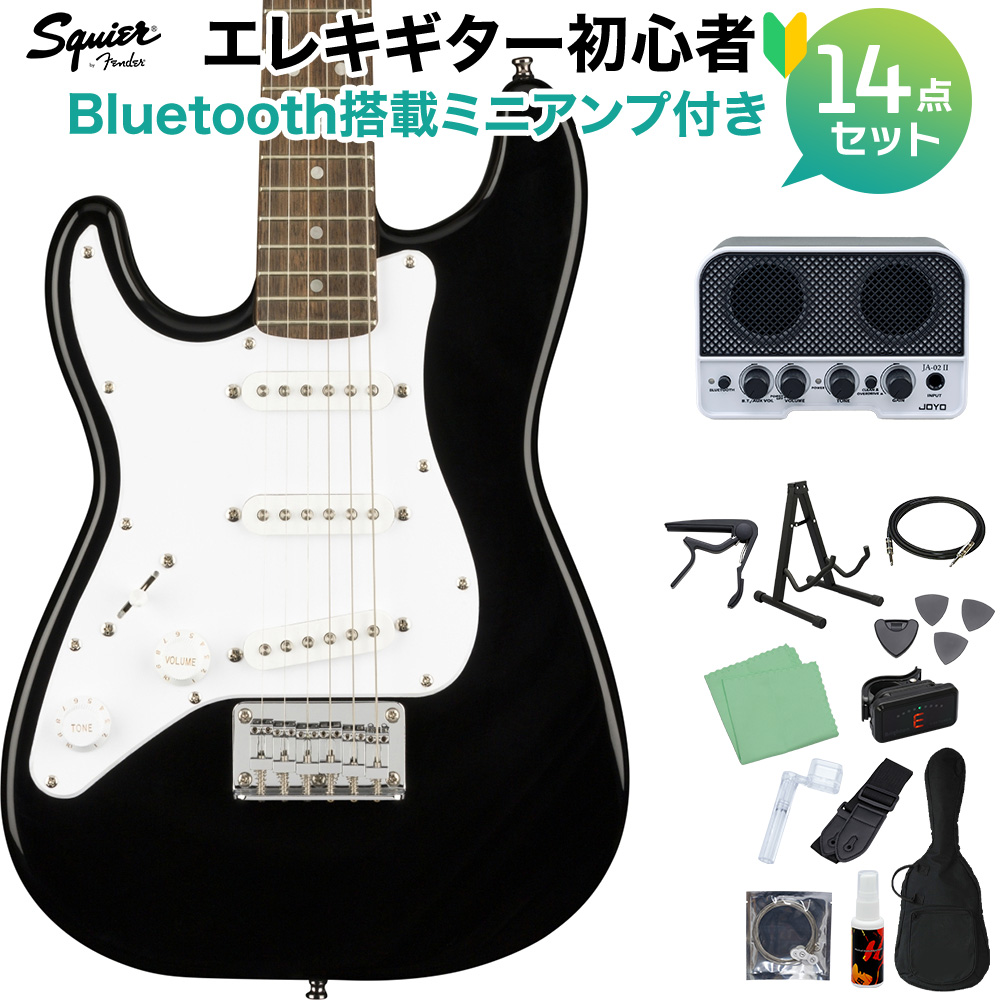 Squier by Fender Mini Stratocaster Left-Handed Black エレキギター
