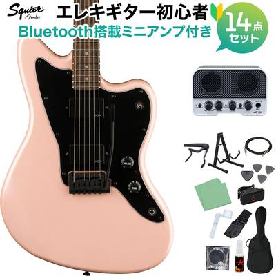 Squier by Fender Contemporary Active Jazzmaster HH SPP エレキギター初心者14点セット【Bluetooth搭載ミニアンプ付き】 ジャズマスター ローステッドメイプルネック スクワイヤー / スクワイア 