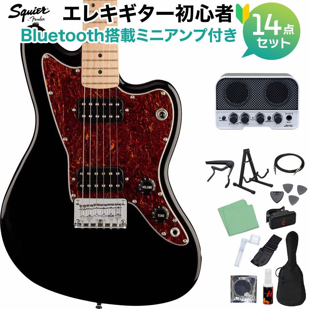 Squier by Fender FSR Mini Jazzmaster HH Black エレキギター初心者14