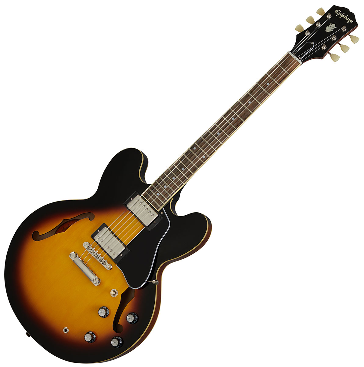 Epiphone ES-335 Vintage Sunburst エレキギター初心者14点セット 【Bluetooth搭載ミニアンプ付き】 セミアコギター Es