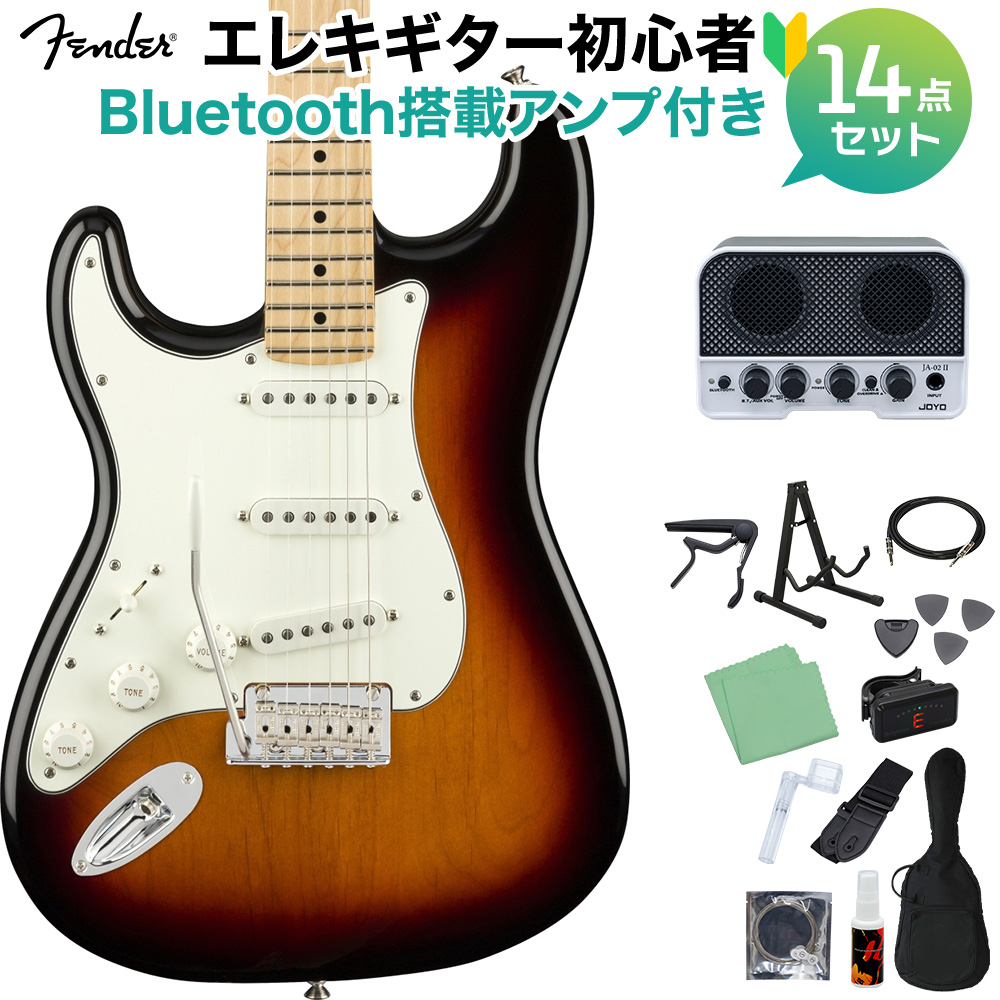 Fender Player Stratocaster Left-Handed, Maple Fingerboard, 3-Color