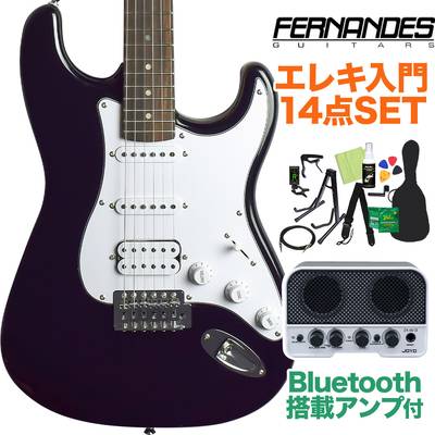 FERNANDES LE-1Z/L BLK SSH エレキギター初心者14点セット 