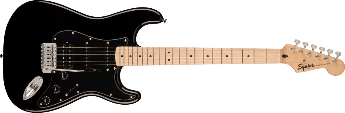 Squier by Fender SONIC STRATOCASTER HSS Maple Fingerboard Black 