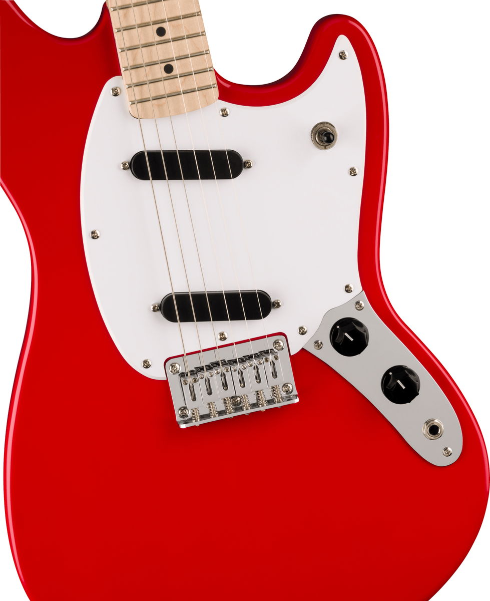 Squier by Fender SONIC MUSTANG Maple Fingerboard White Pickguard 