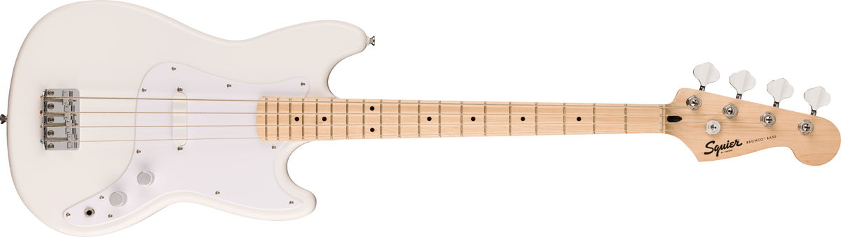 Squier by Fender SONIC BRONCO BASS Maple Fingerboard White