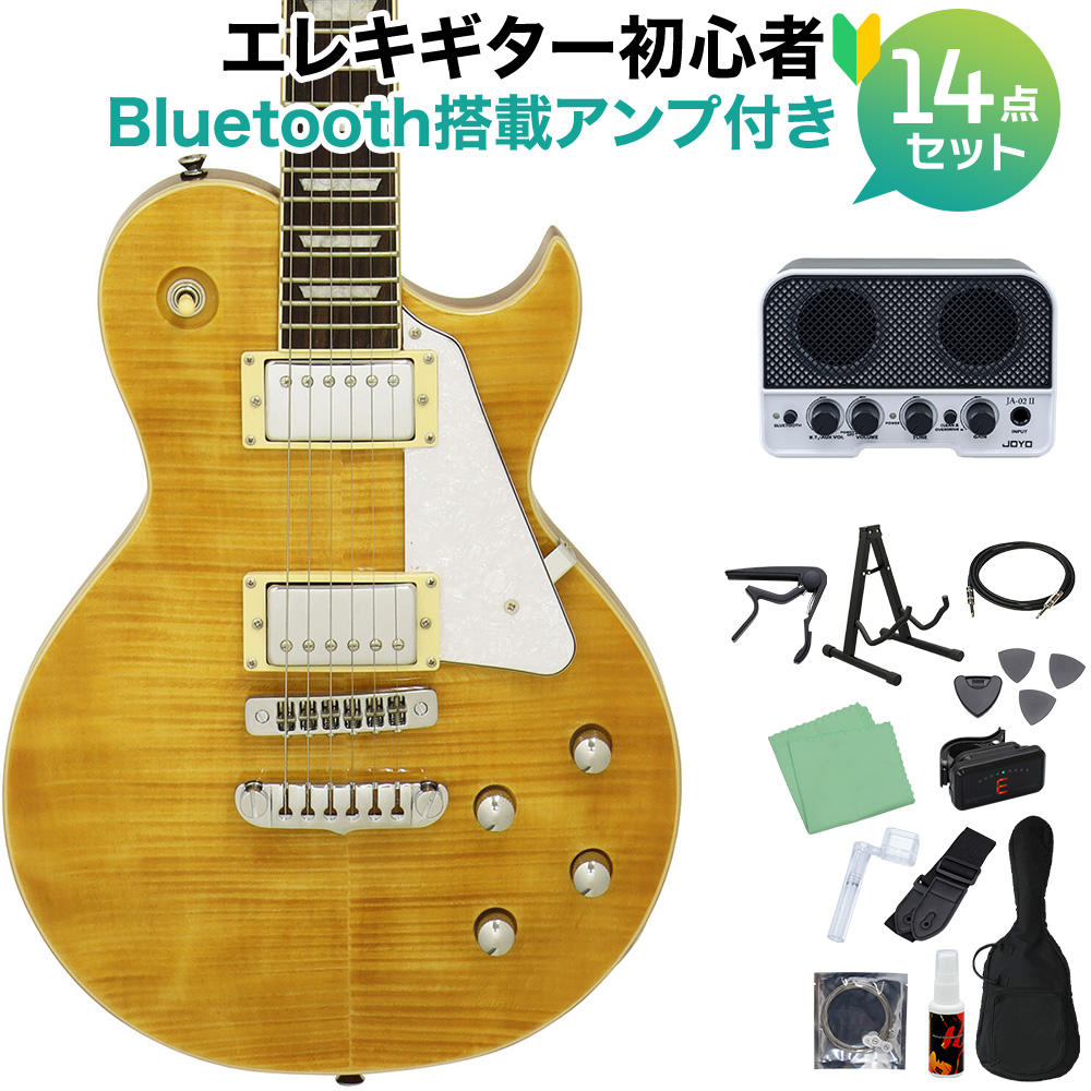 AriaProII PE-AE200 YG エレキギター初心者14点セット【Bluetooth搭載 ...