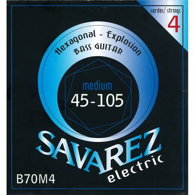 SAVAREZ B70M4 Medium エレキベース弦 045-105 サバレス 
