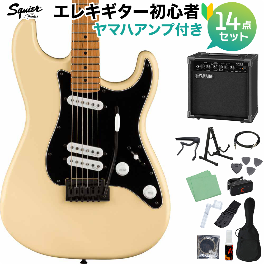 Special　Contemporary　エレキギター　Maple　White　Squier　FSR　Vintage　Fender　by　Roasted　Stratocaster　ストラトキャスター-