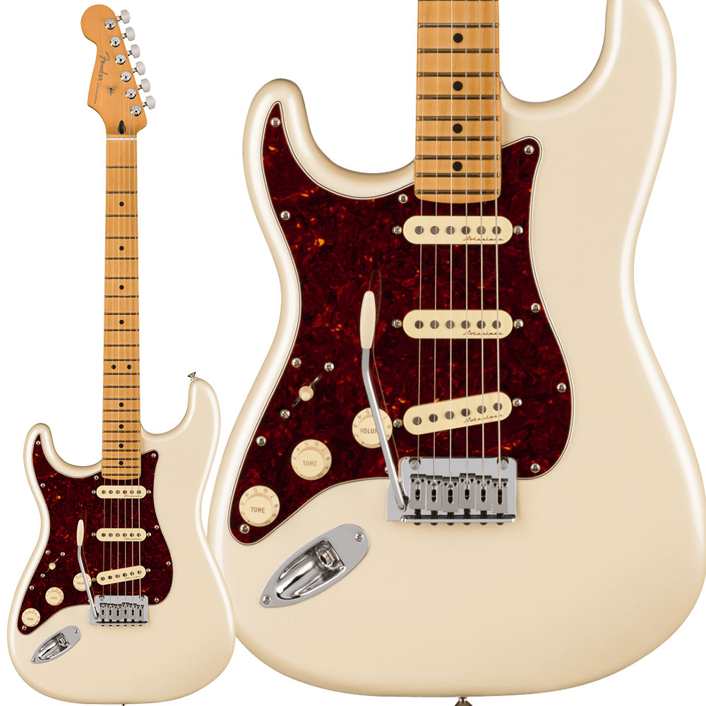 Fender Player Plus Stratocaster Left-Hand Olympic Pearl エレキ