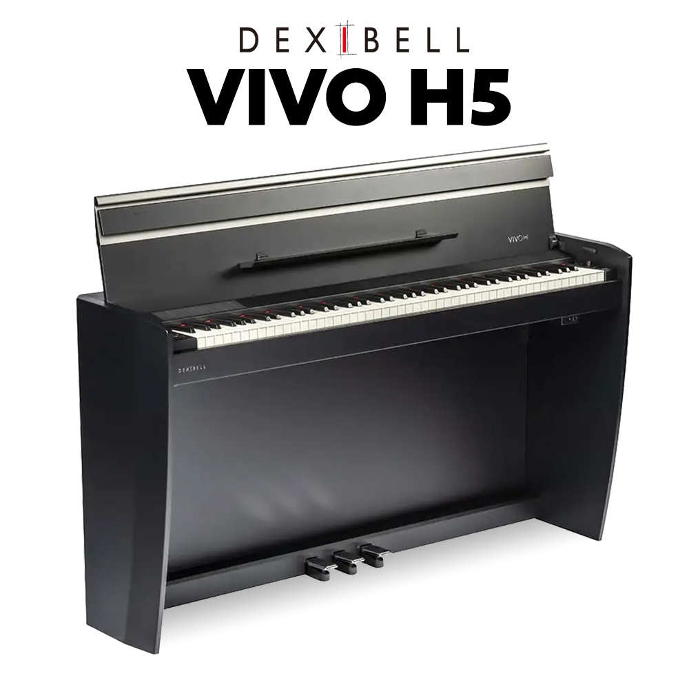  ピアノの先生解説｜机になる電子ピアノも！インテリアにおすすめな電子ピアノ20選　お部屋に合った電子ピアノを選ぶコツも解説！：DEXIBELL VIVO H5