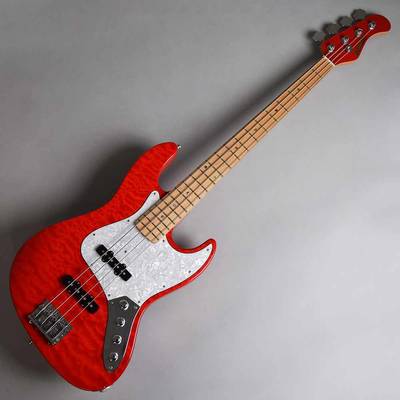 EDWARDS E-T-125BZ/See Thru Festa Red エレキベース〔 中古 