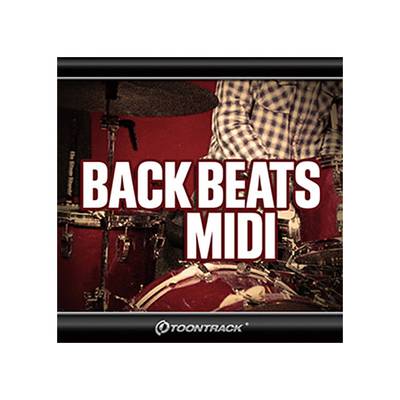 TOONTRACK DRUM MIDI - BACK BEATS トゥーントラック [メール納品 代引き不可]