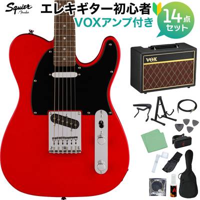 Squier by Fender SONIC TELECASTER Torino Red エレキギター初心者14点セット【VOXアンプ付き】 テレキャスター スクワイヤー / スクワイア 