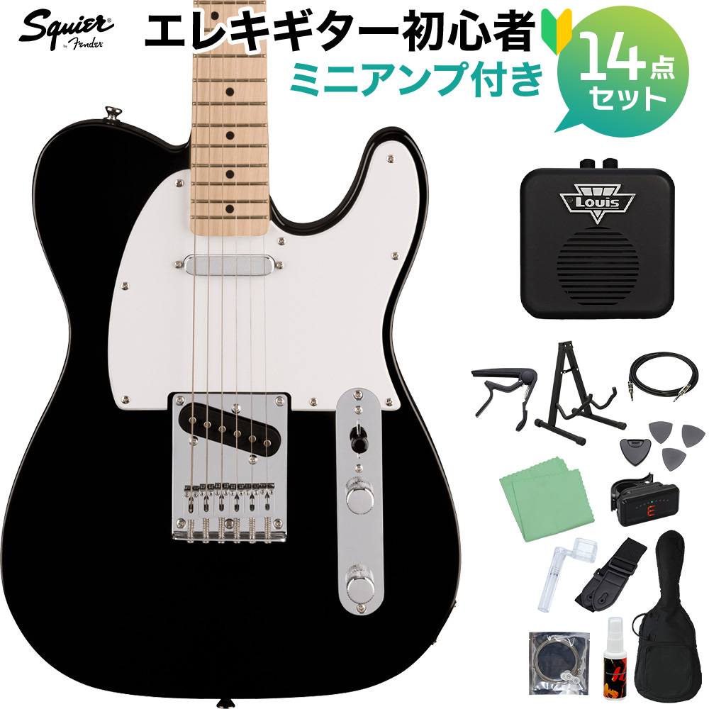 Squier by Fender SONIC TELECASTER Black エレキギター初心者14点 ...