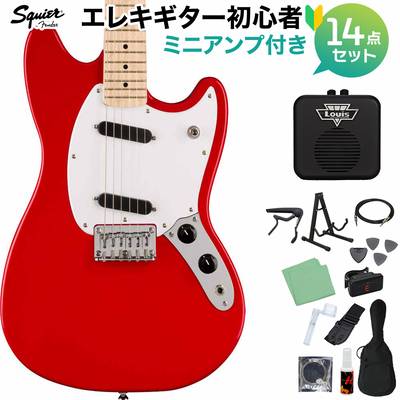 Squier by Fender SONIC MUSTANG Torino Red エレキギター初心者14点