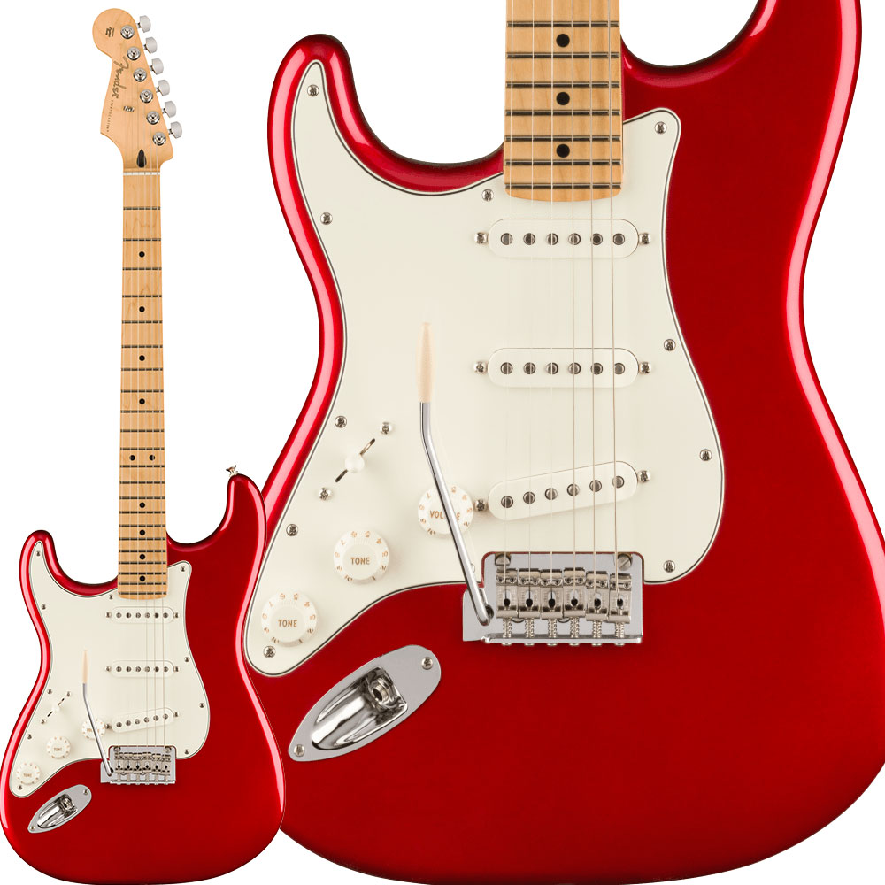Fender Player Stratocaster Left-Handed Candy Apple Red エレキ ...