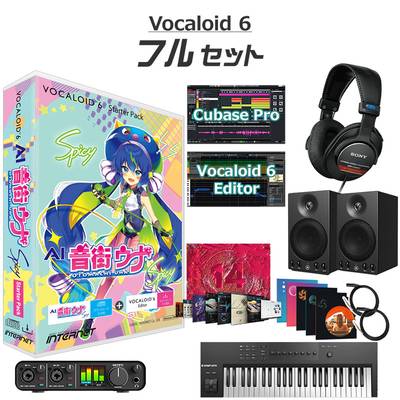 INTERNET VOCALOID6 AI 音街ウナ Spicy ボーカロイド初心者フルセット ボカロ インターネット V6SP-UNSP