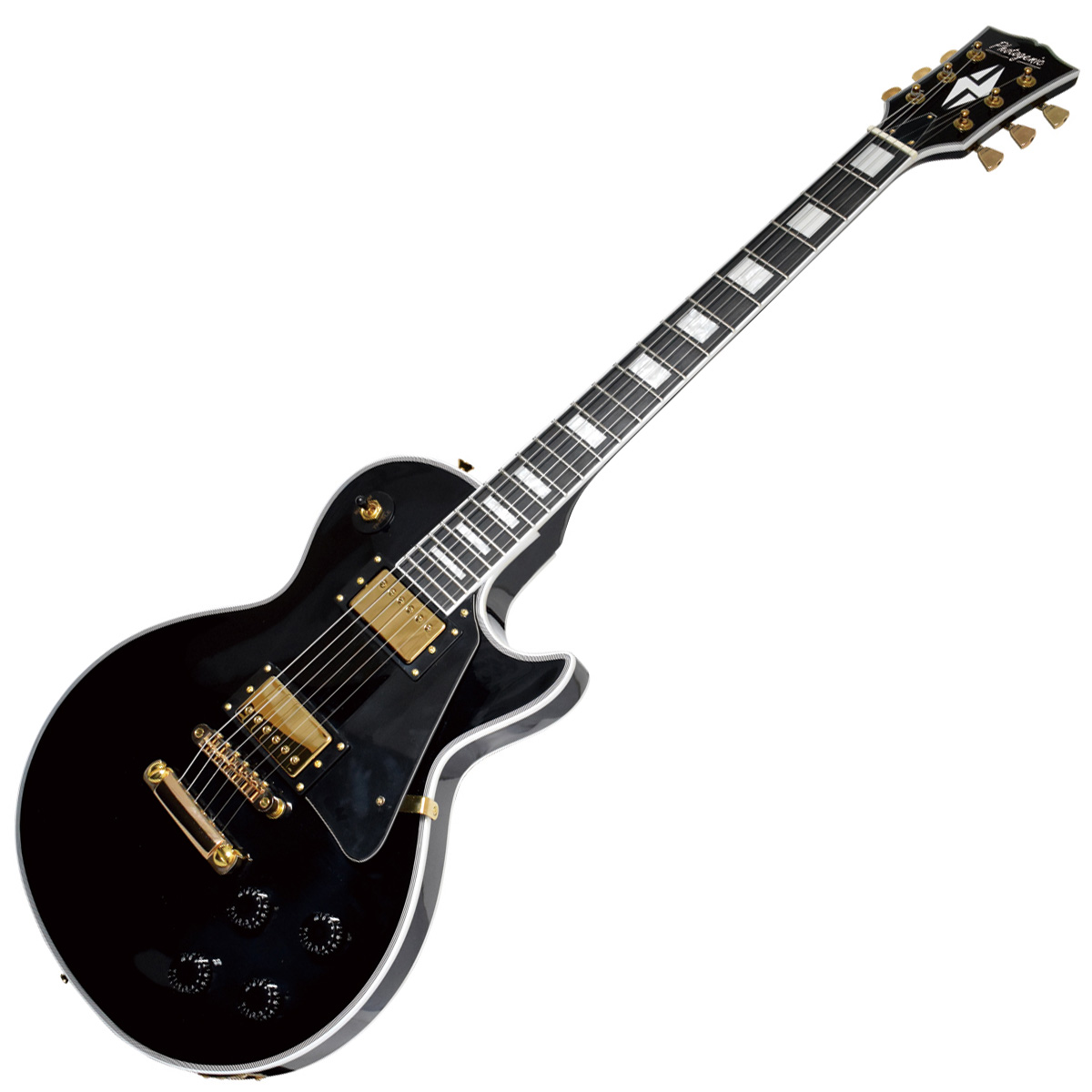 Photogenic LP-300C BK エレキギター レスポールカスタム ブラック 黒 フォトジェニック