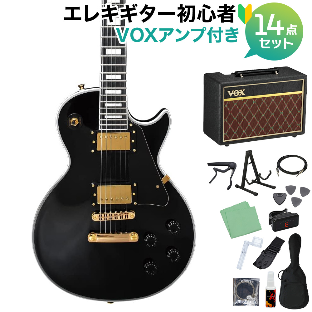 Photogenic LP-300C BK エレキギター 初心者14点セット【VOXアンプ付き