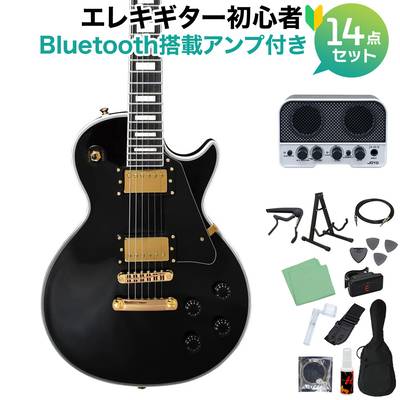 Photogenic LP-300C BK エレキギター初心者14点セット 【Bluetooth搭載 