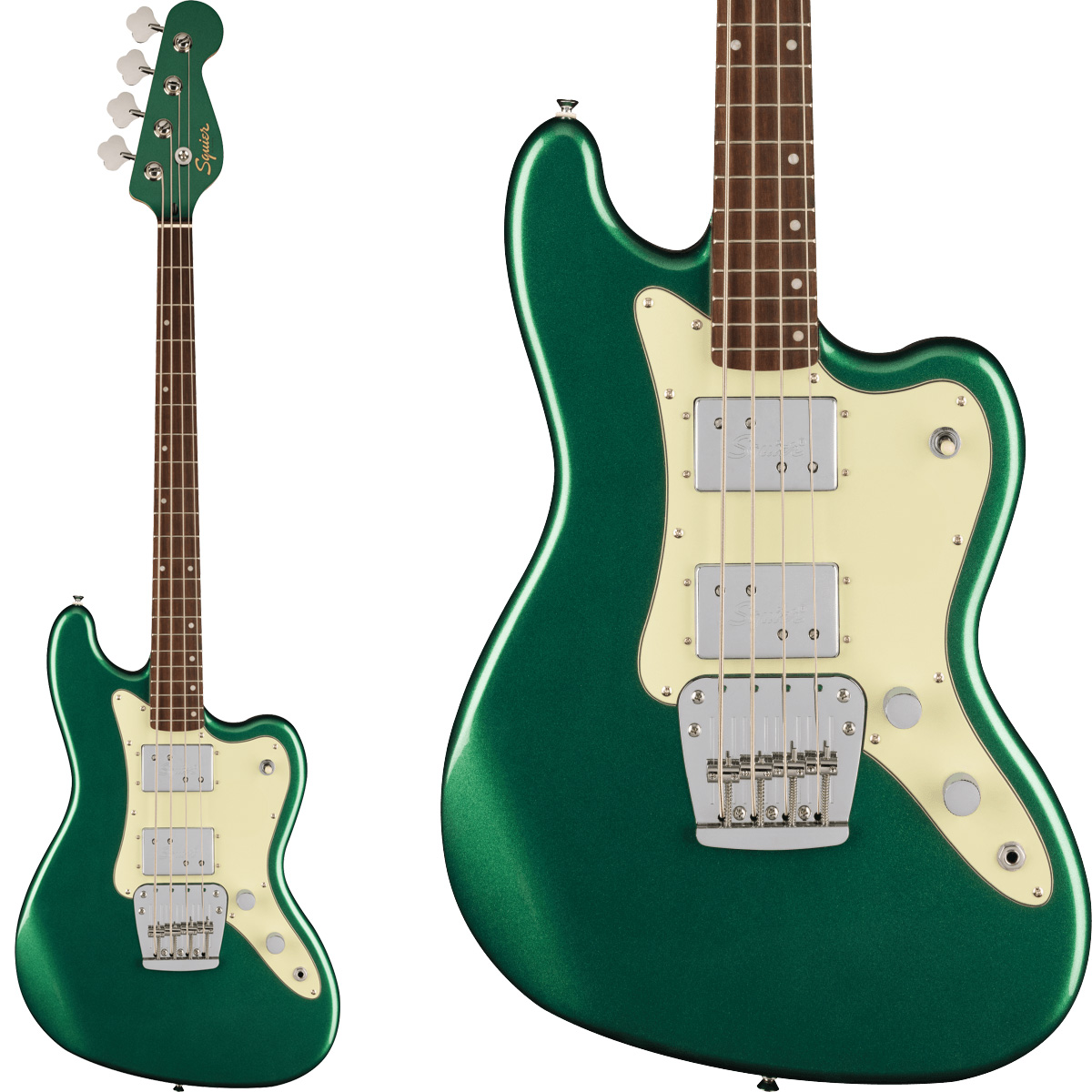 Squier by Fender Paranormal Rascal Bass HH Sherwood Green ラスカル 