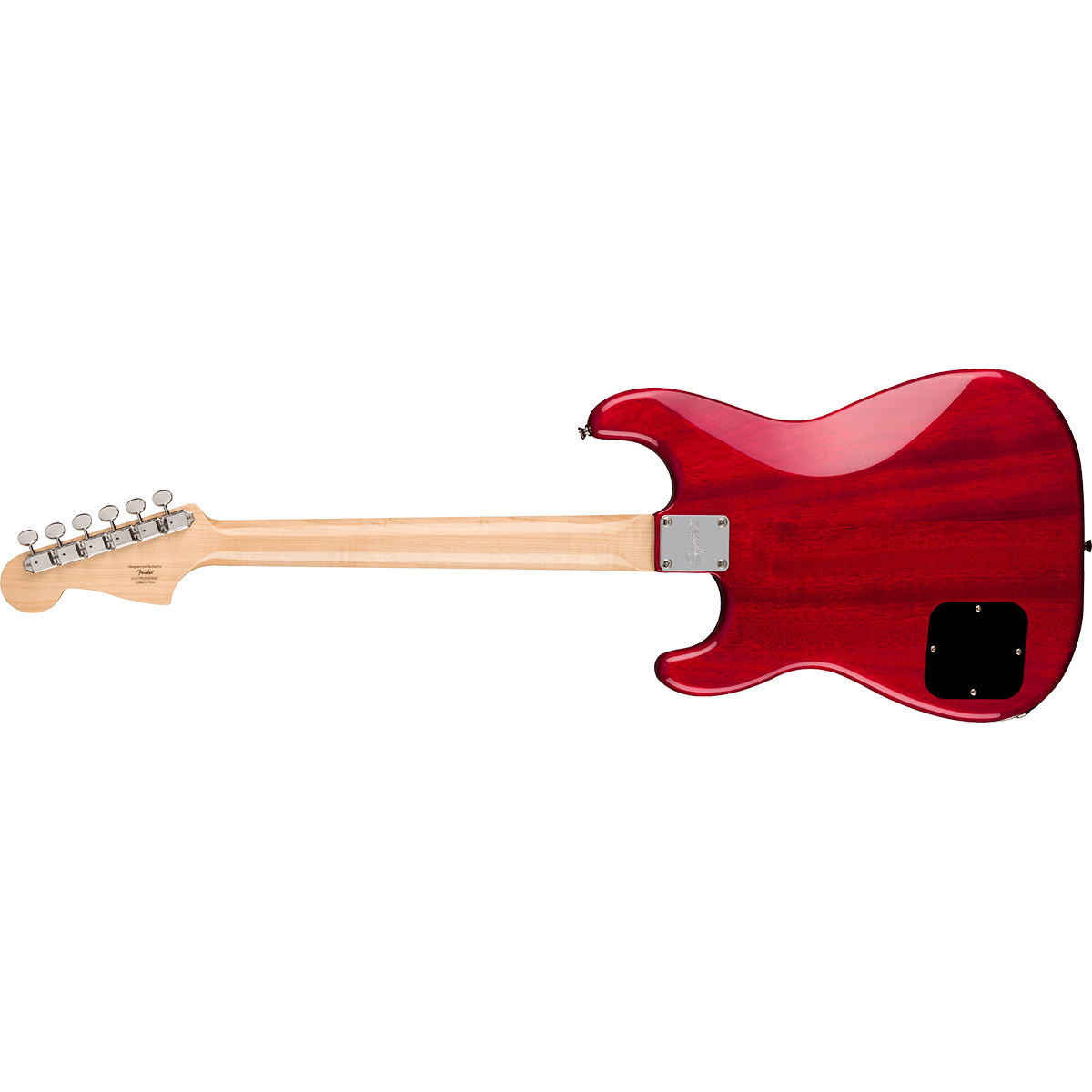 Squier by Fender Paranormal Strat-O-Sonic CRIMSON Red Transparent エレキギター初心者14点セット 【Bluetooth搭載ミニアンプ付き】 ストラトソニック