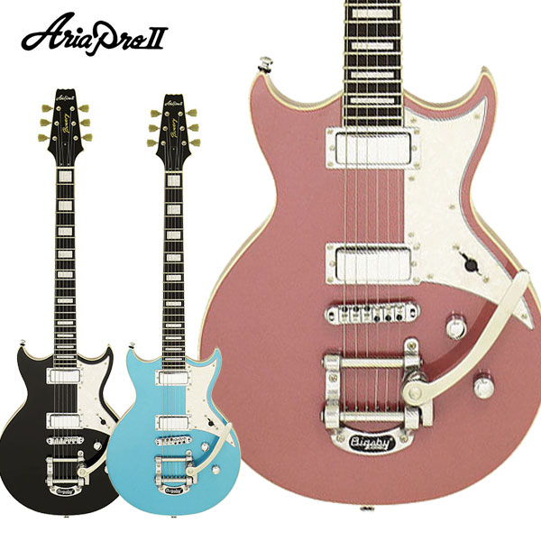 AriaProII 212-MK2 エレキギター セミソリッドギター チェンバーボディ ビグスビー アリアプロ2