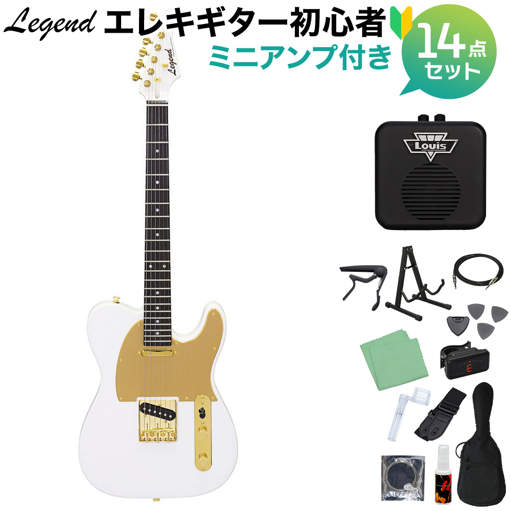 LEGEND LTE-AZ エレキギター初心者14点セット 【ミニアンプ付き ...