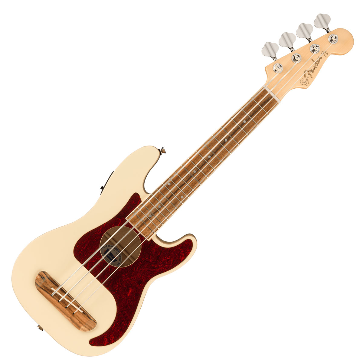 Fender Acoustics Fullerton Precision Bass Uke (Olympic White/Walnut Fingerboard)