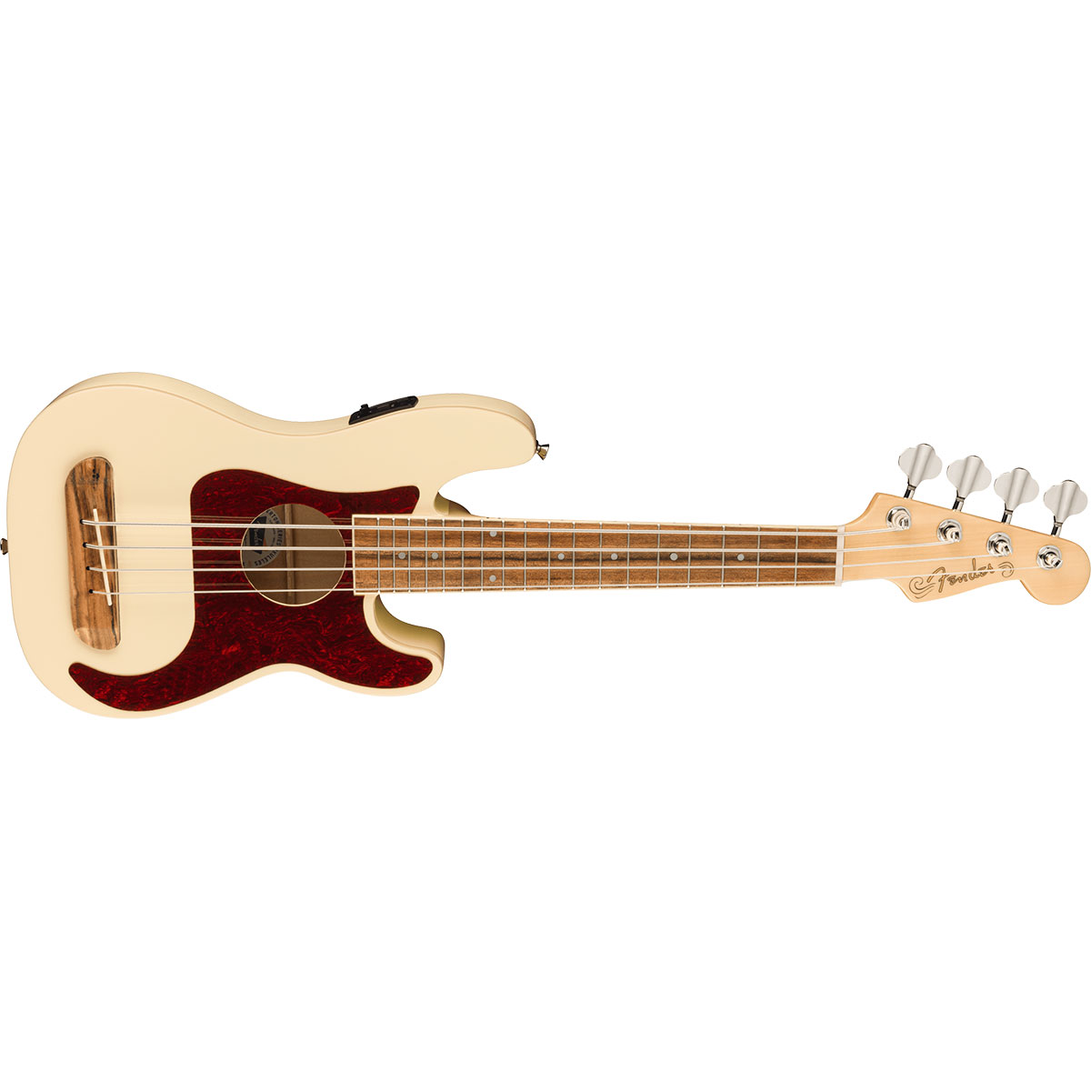 Fender Acoustics Fullerton Precision Bass Uke (Olympic White/Walnut Fingerboard)