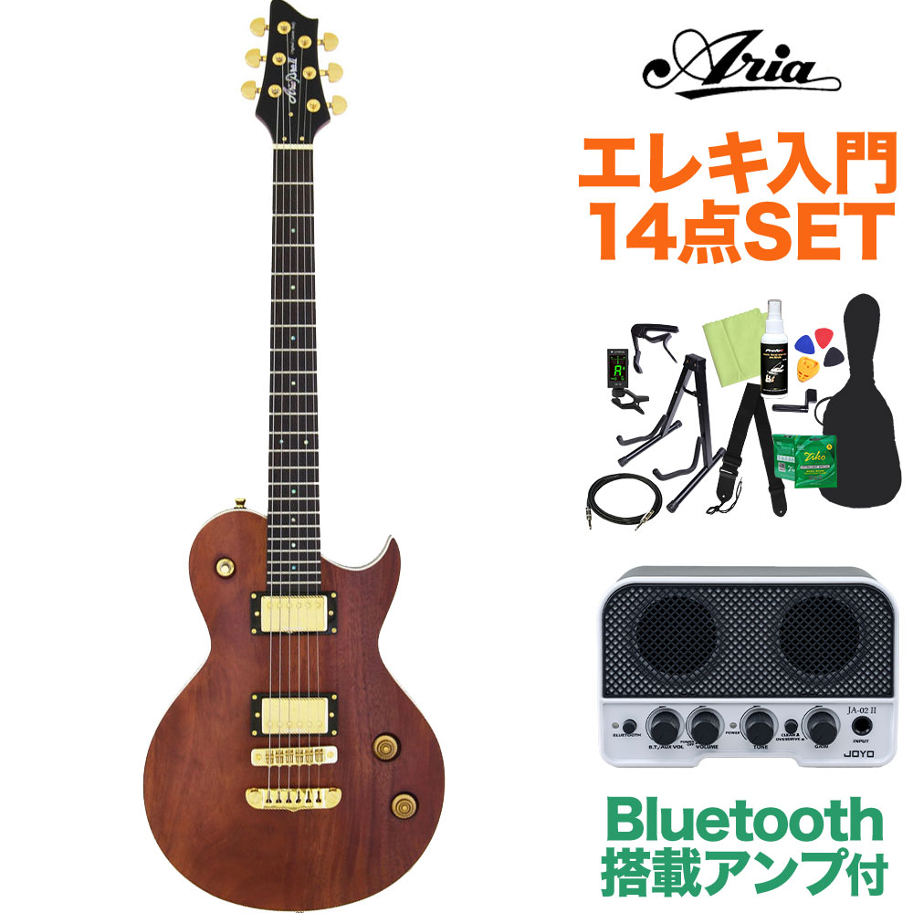 ARIA PE-MAHO2 DBR エレキギター初心者14点セット 【Bluetooth搭載