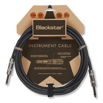 Blackstar Standard Instrument Cable 1.5m ストレート/ストレート シールド ブラックスター 