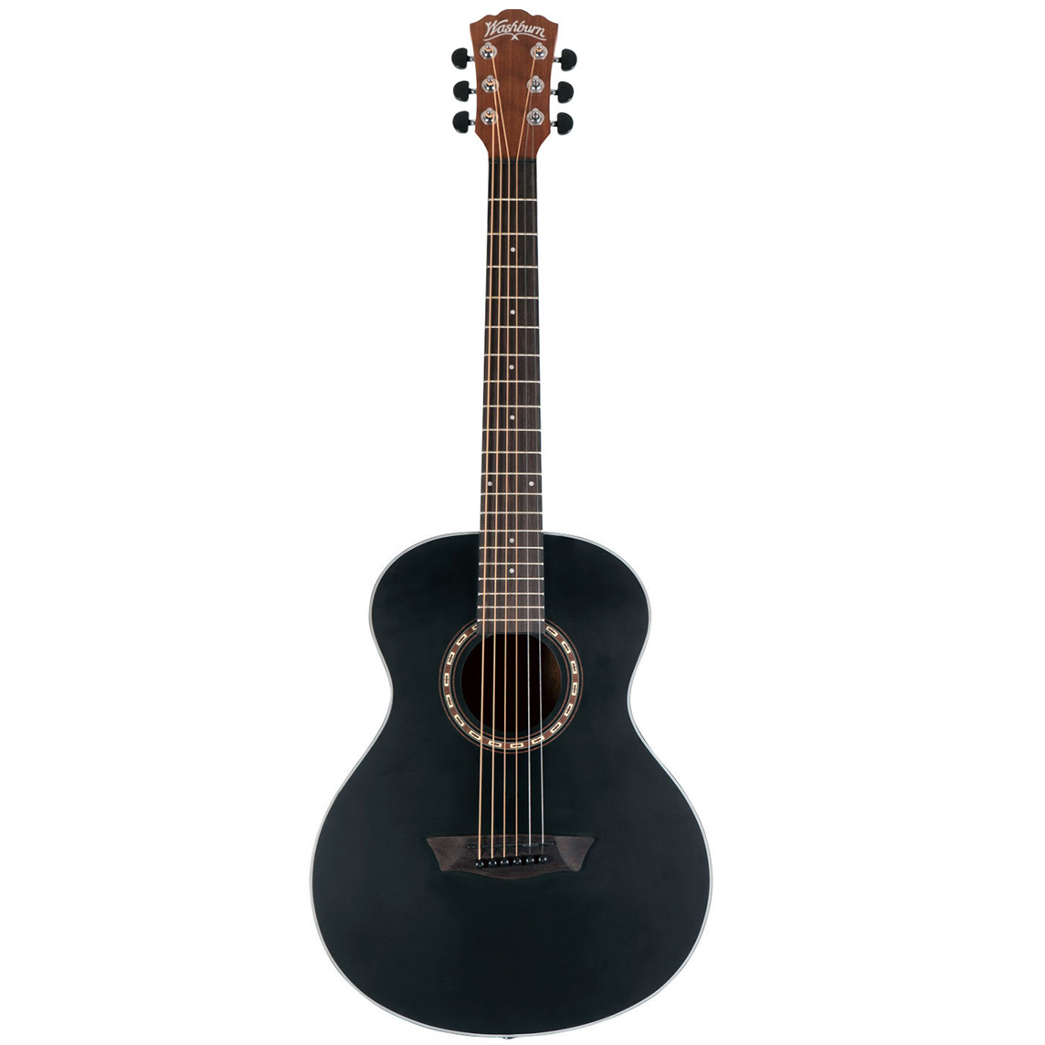 WASHBURN ワッシュバーン G-MINI 5 Black Matte アコースティックギター ミニギター コンパクト ショートスケール 艶消し塗装 ブラックマ