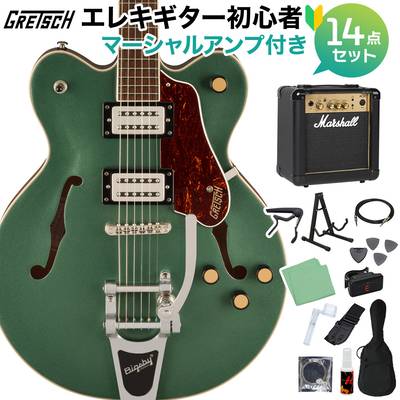 GRETSCH G2622T Streamliner Center Block Double-Cut with Bigsby Steel Olive  エレキギター初心者14点セット【マーシャルアンプ付き】 グレッチ