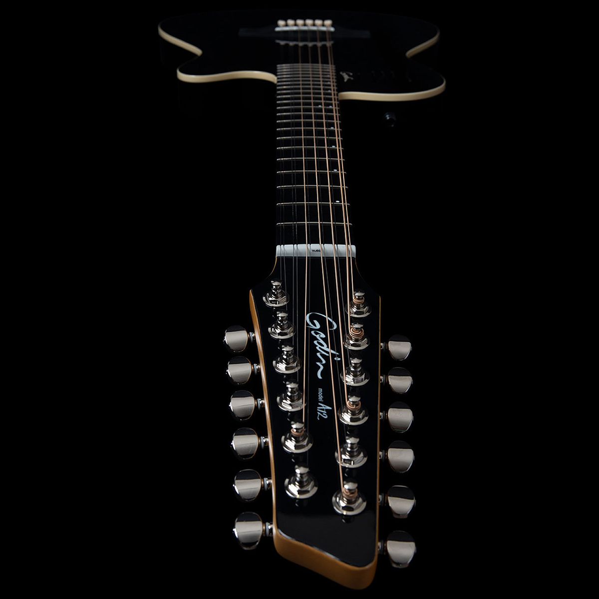 Godin A12 Black HG 12弦エレアコギター ゴダン | 島村楽器オンライン