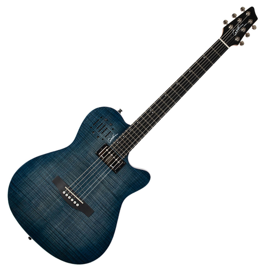 Godin A6 ULTRA Denim Blue Flame エレアコギター ゴダン | 島村楽器 