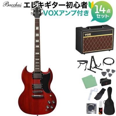 Bacchus MARQUIS-STD A-RED エレキギター 初心者14点セット【VOXアンプ付き】 グローバルシリーズ バッカス 