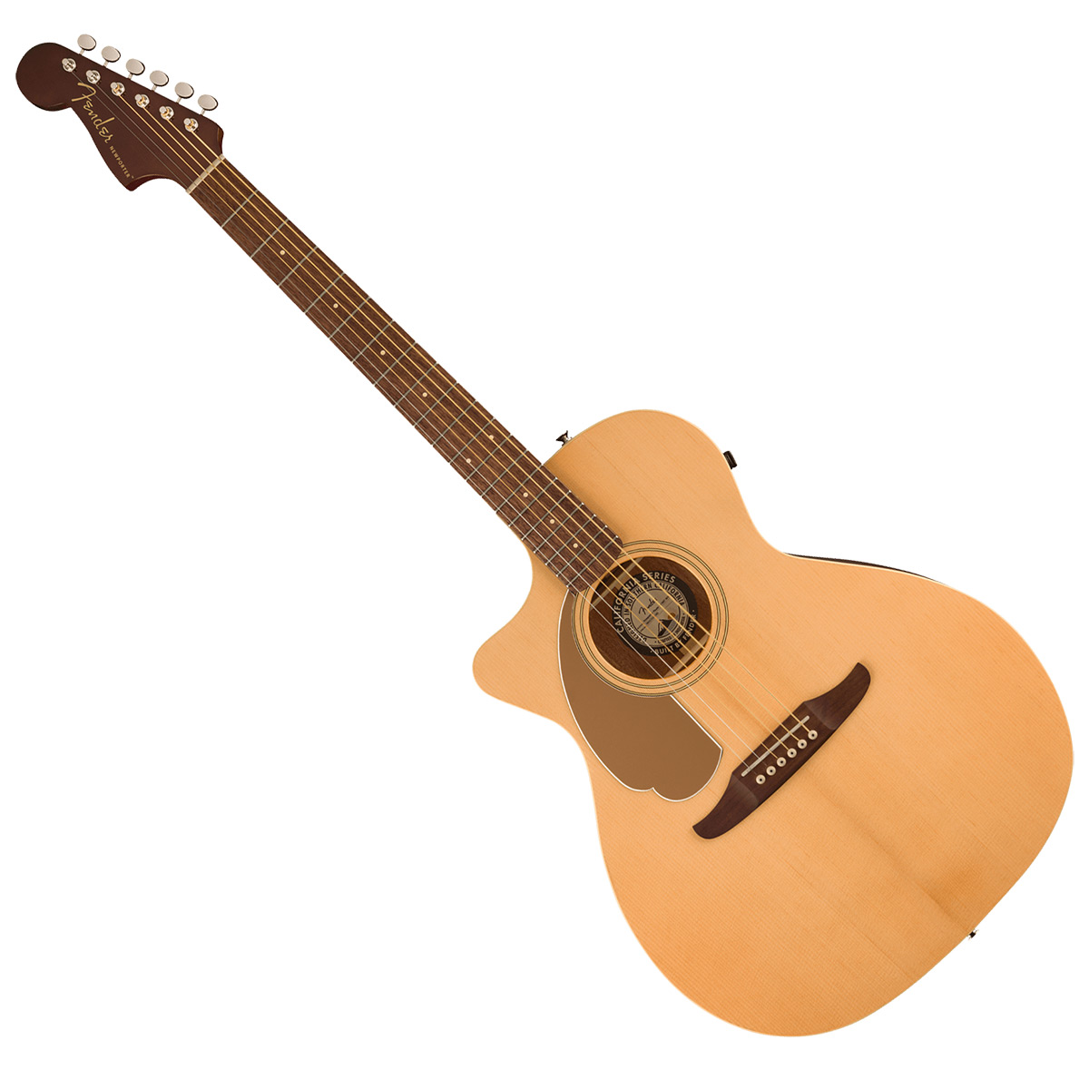 Fender Newporter Player Left-Handed Natural エレアコギター トップ