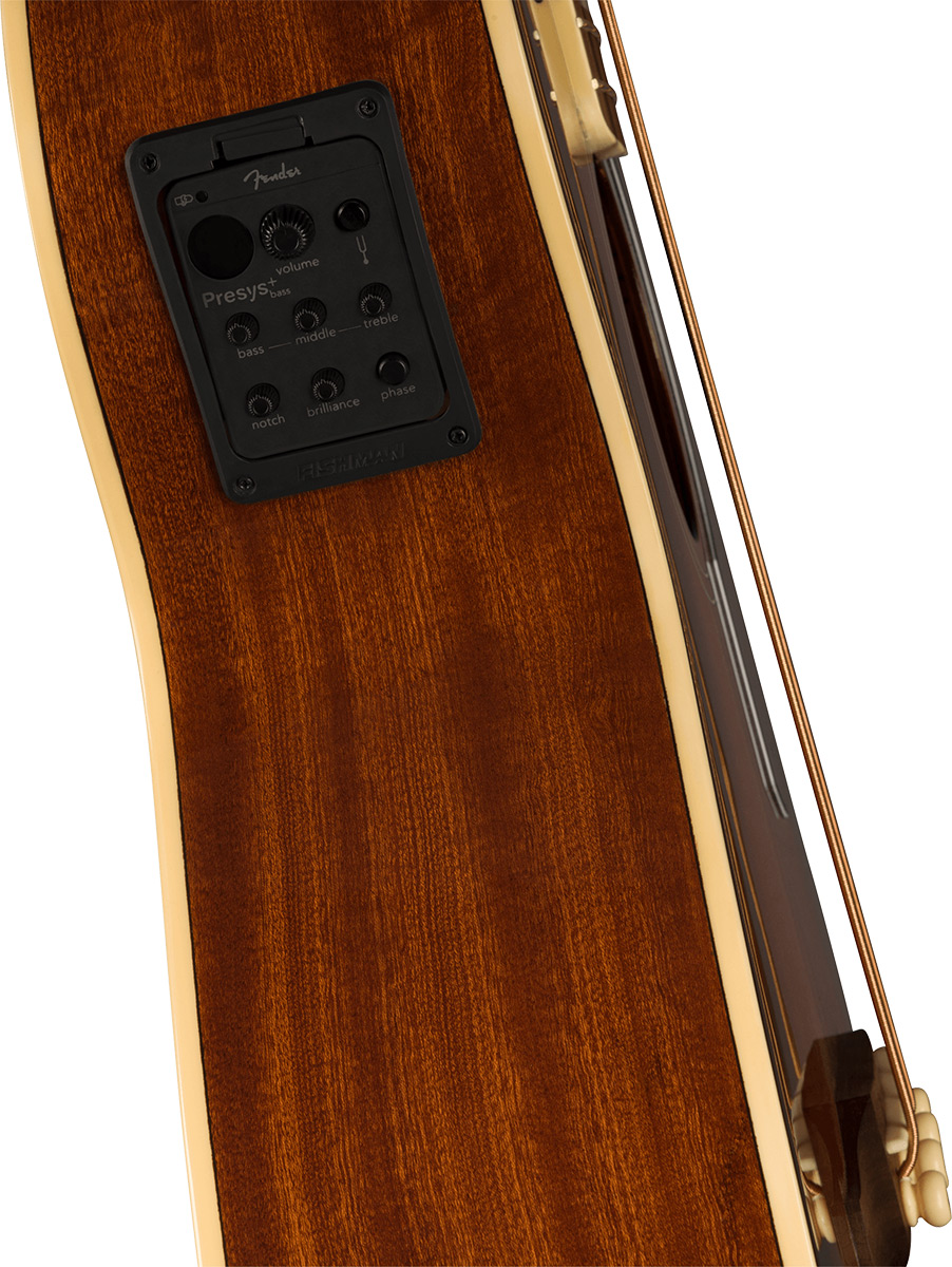 Fender Kingman Bass Shaded Edge Burst エレアコベース トップ単板