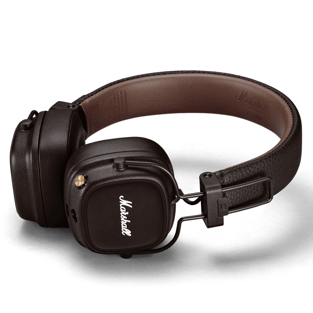 Marshall Headphones MAJOR IV BR(ブラウン) Bluetooth密閉型オーバー ...