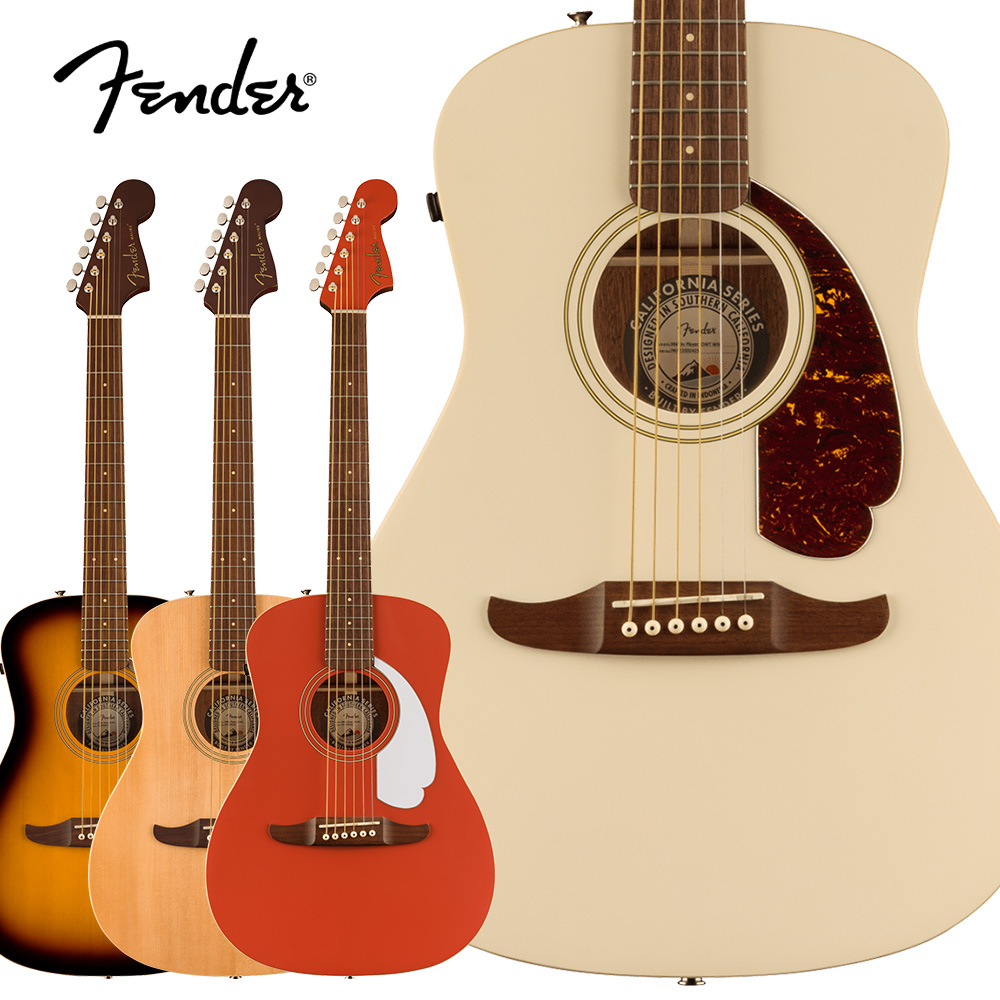 ギター 保証付 新品  Fender Malibu Player 専用ケース付