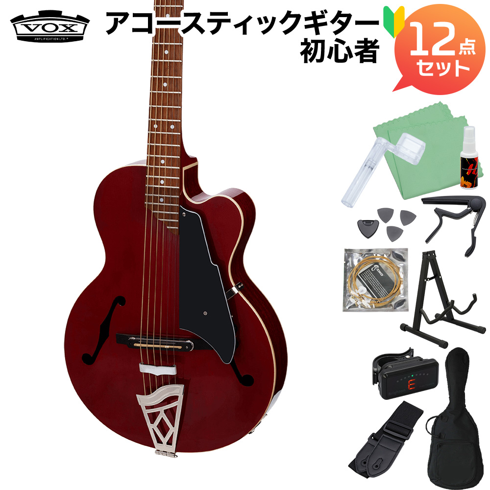 VOX GIULIETTA VGA-3PS-TR Trans Red アコースティックギター初心者12 