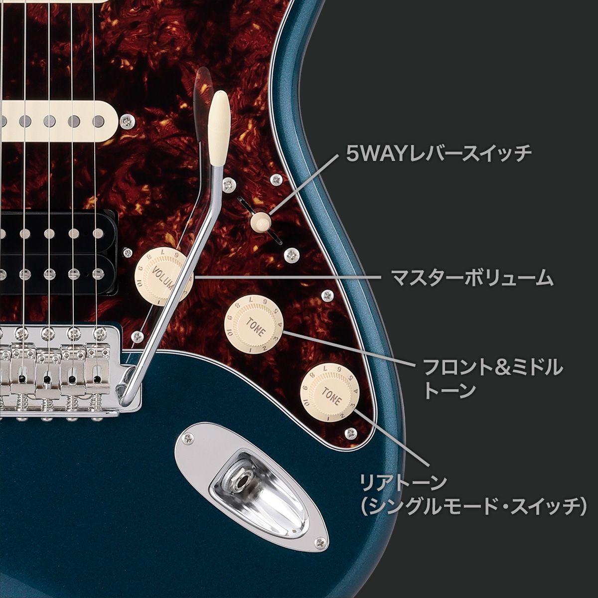 HISTORY HST/SSH-Standard DLB 日本製 エレキギター ストラト 