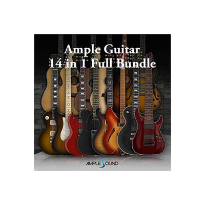 AMPLE SOUND AMPLE GUITAR 14in1 FULL GUITAR BUNDLE アンプル・サウンド B8624[メール納品 代引き不可]